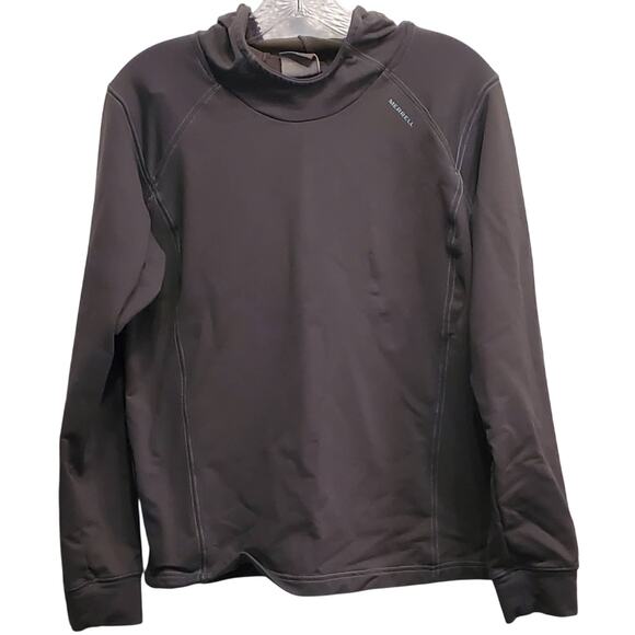 Merrell Gray Popover Pullover Activewear Hiking Hoodie size Large - Picture 1 of 9